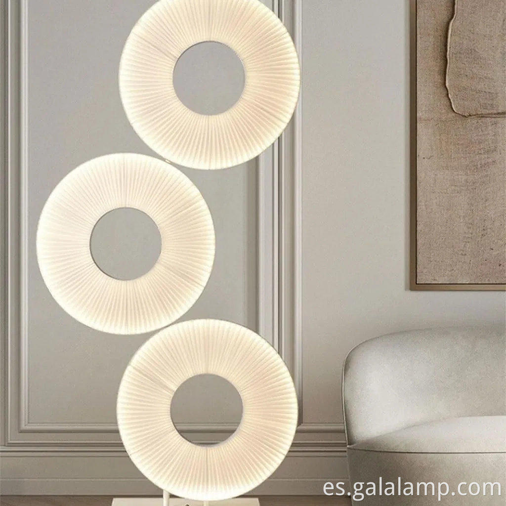 Lámpara de tela de lujo para iluminación de habitación creativa personalizada